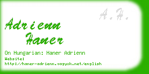 adrienn haner business card